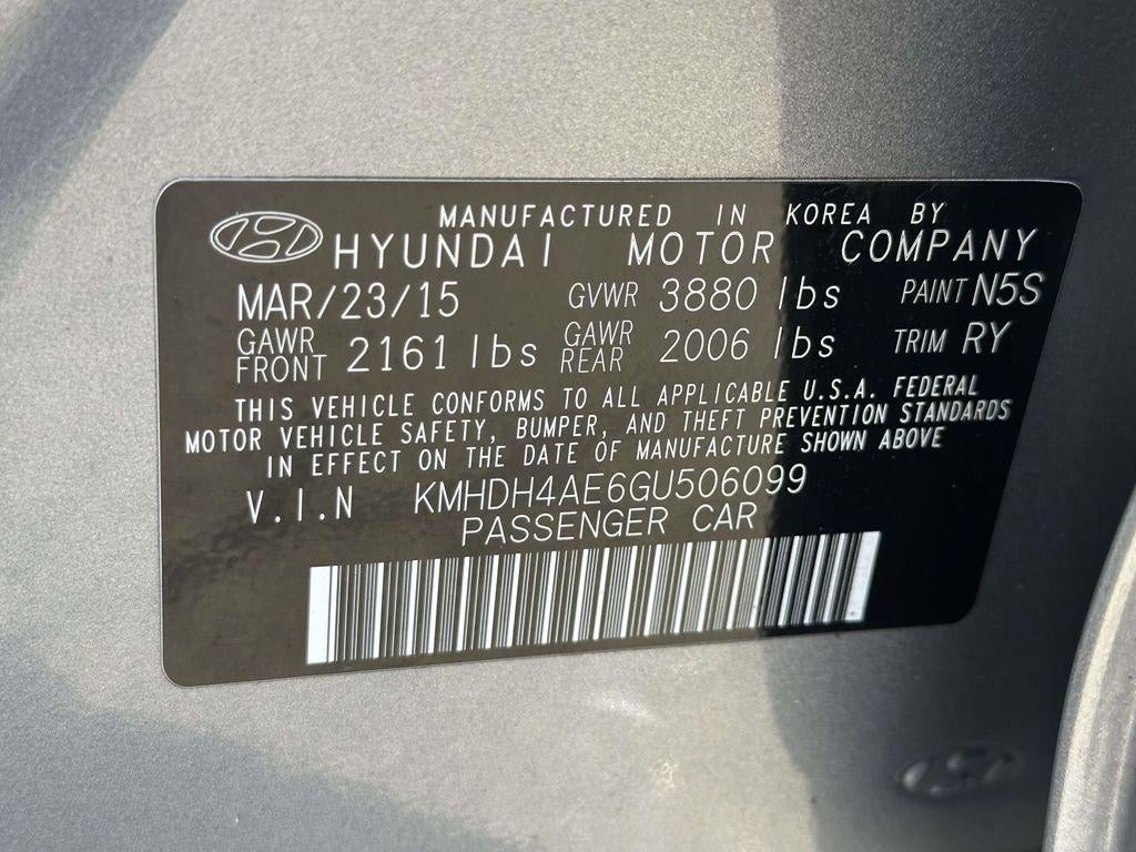 2016 Hyundai Elantra Value Edition