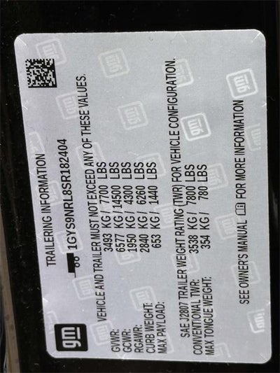 2025 Cadillac Escalade ESV Sport