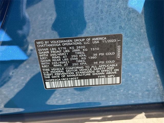 2024 Volkswagen Atlas Cross Sport 2.0T SEL Premium R-Line