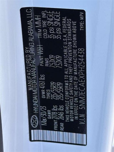 2023 Hyundai Tucson Limited