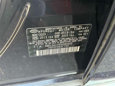 2023 Hyundai Sonata Hybrid SEL