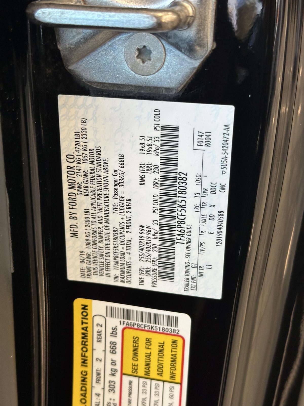 2019 Ford Mustang GT Premium