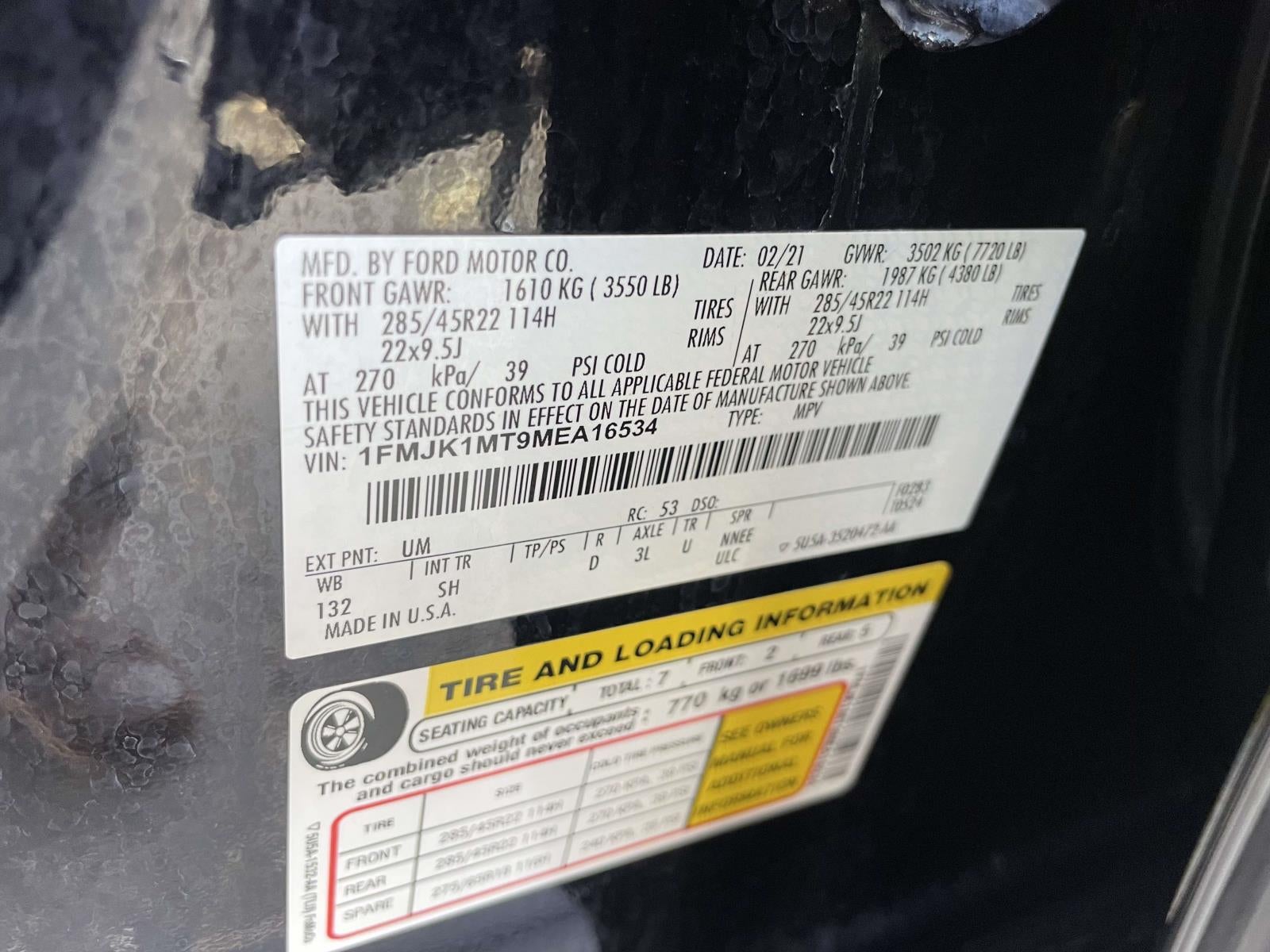 2021 Ford Expedition Platinum MAX