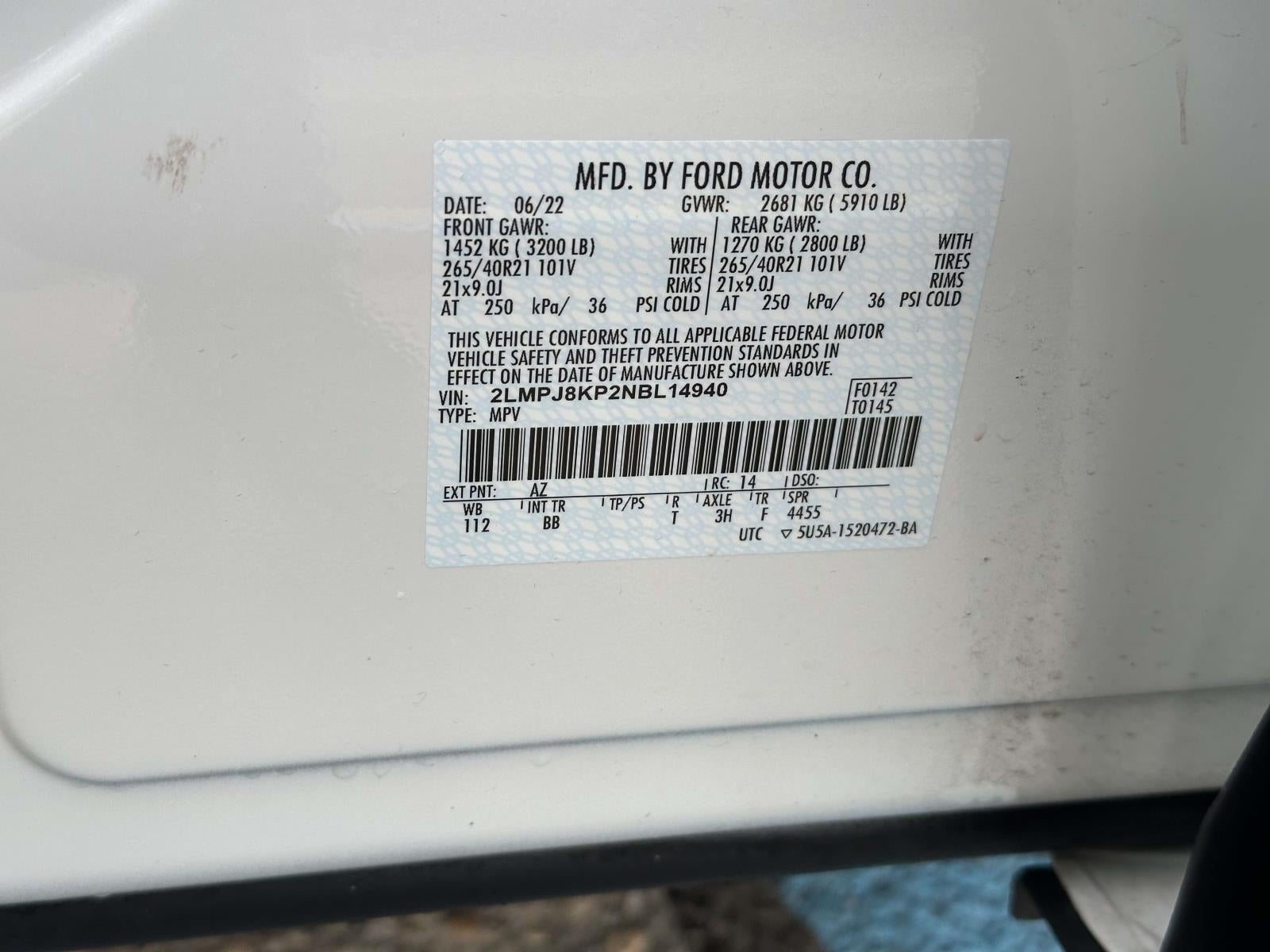 2022 Lincoln Nautilus Reserve