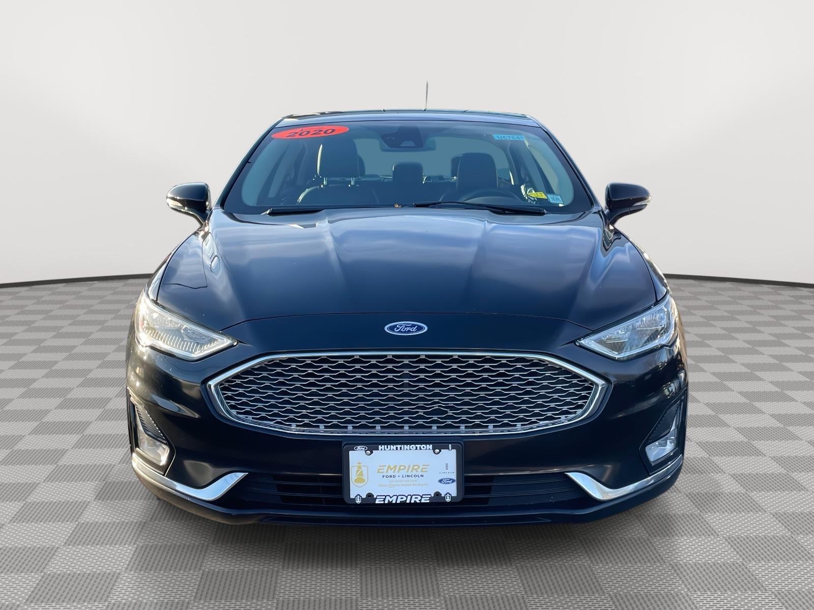 Used 2020 Ford Fusion Energi Titanium with VIN 3FA6P0SU4LR229295 for sale in Huntington, NY
