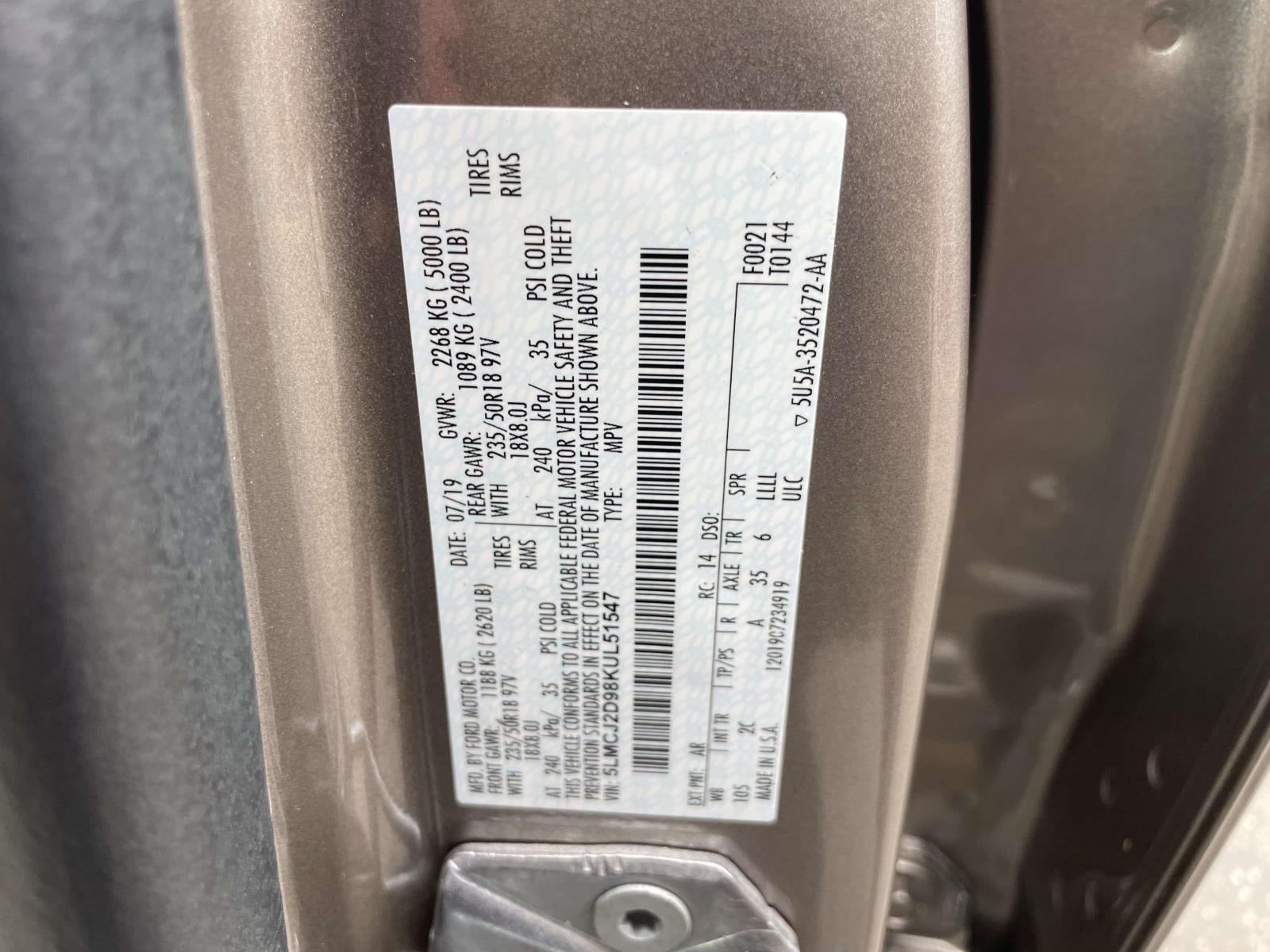 2019 Lincoln MKC Select