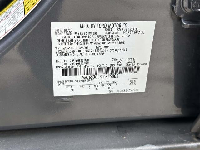 2020 Ford EcoSport SE