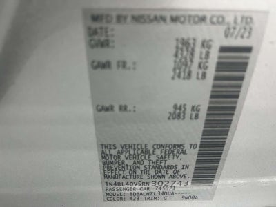 2024 Nissan Altima SV FWD