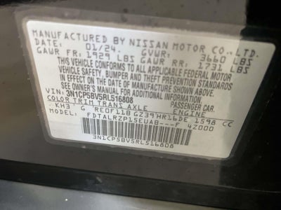 2024 Nissan Kicks S Xtronic CVT