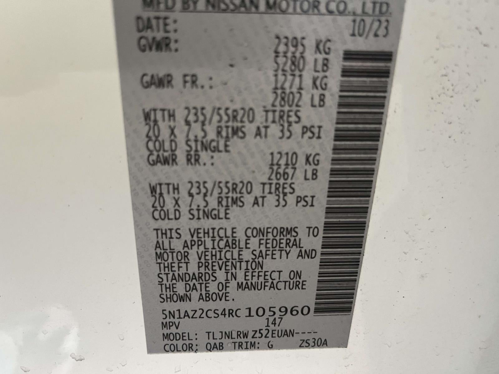 2024 Nissan Murano SL Intelligent AWD