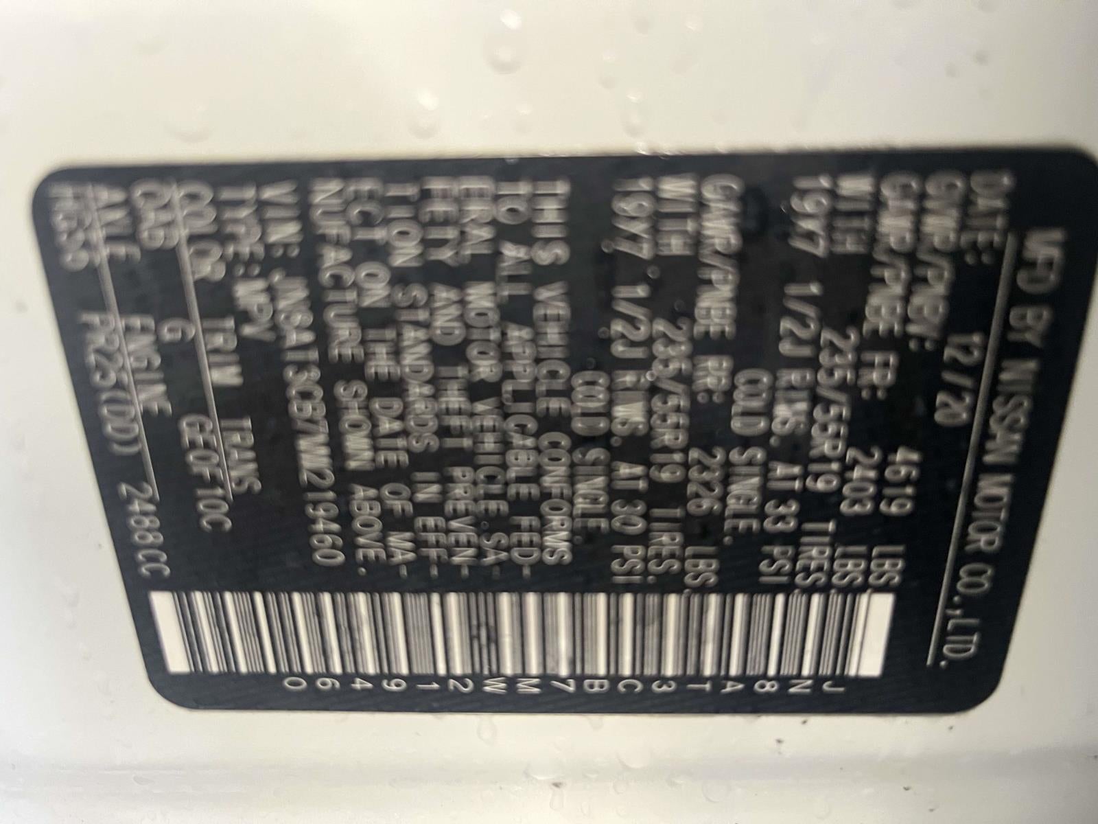 2021 Nissan Rogue SL Intelligent AWD