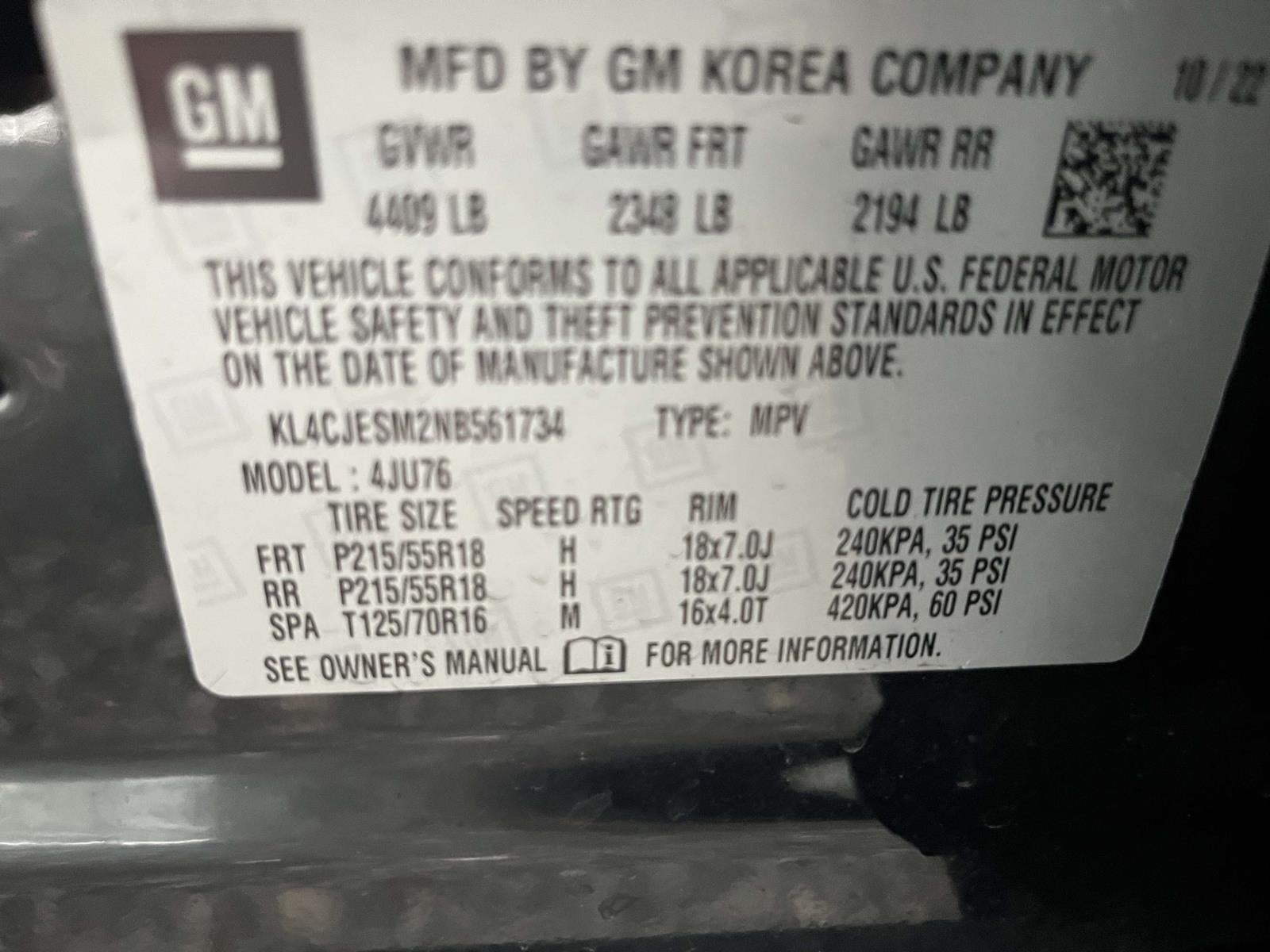 2022 Buick Encore AWD Preferred