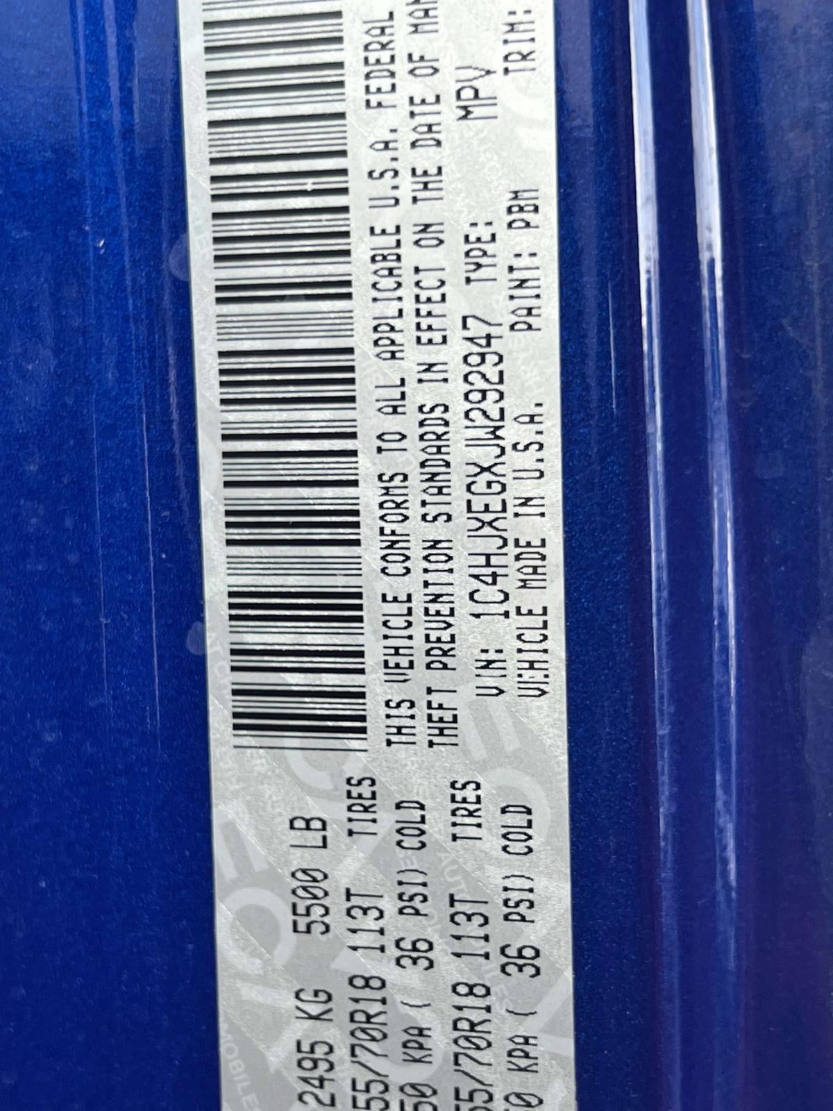 2018 Jeep Wrangler Unlimited Sahara 4x4