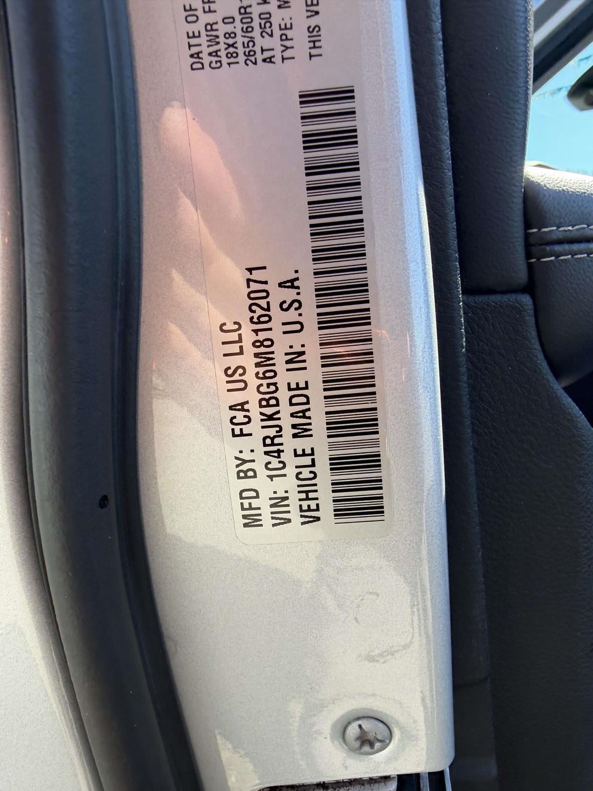 2021 Jeep Grand Cherokee L Limited 4x4