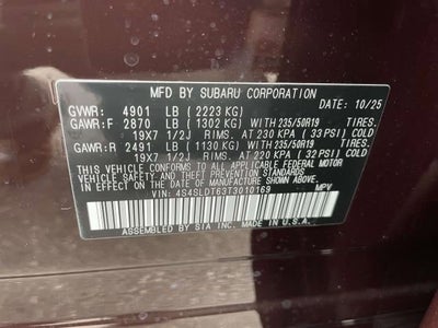 2026 Subaru FORESTER Touring