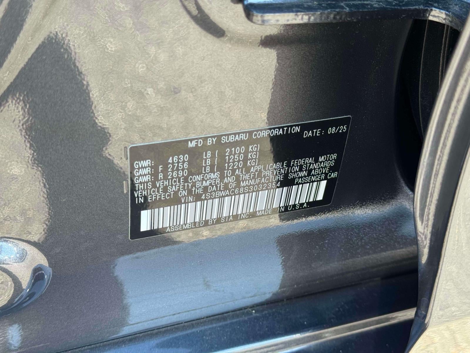 2025 Subaru Legacy Premium