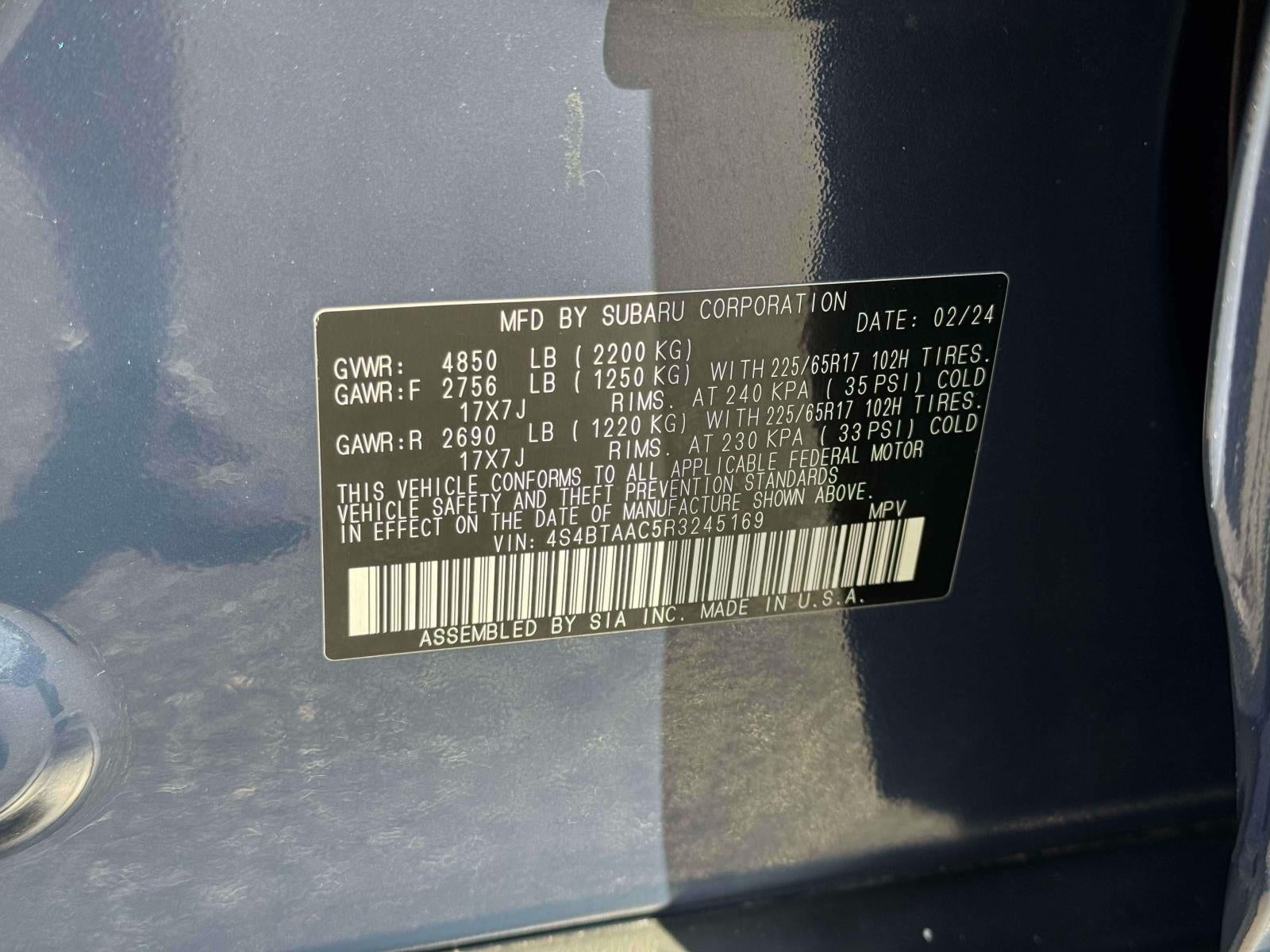 2024 Subaru Outback 2.5i