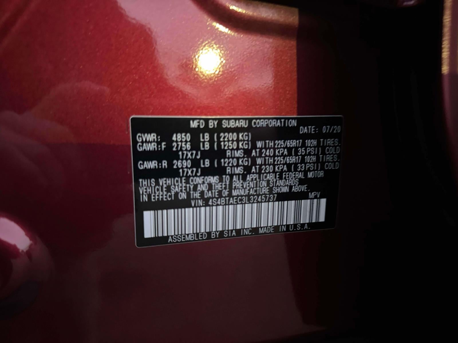 2020 Subaru Outback Premium