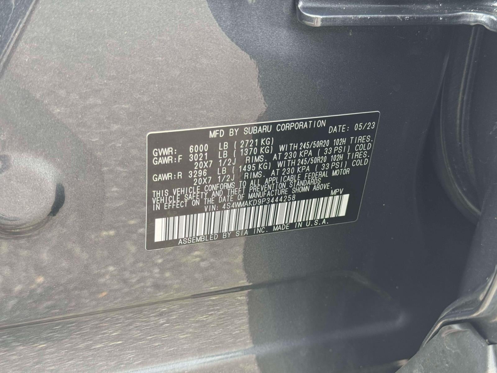 2023 Subaru Ascent Onyx Edition Limited 7-Passenger