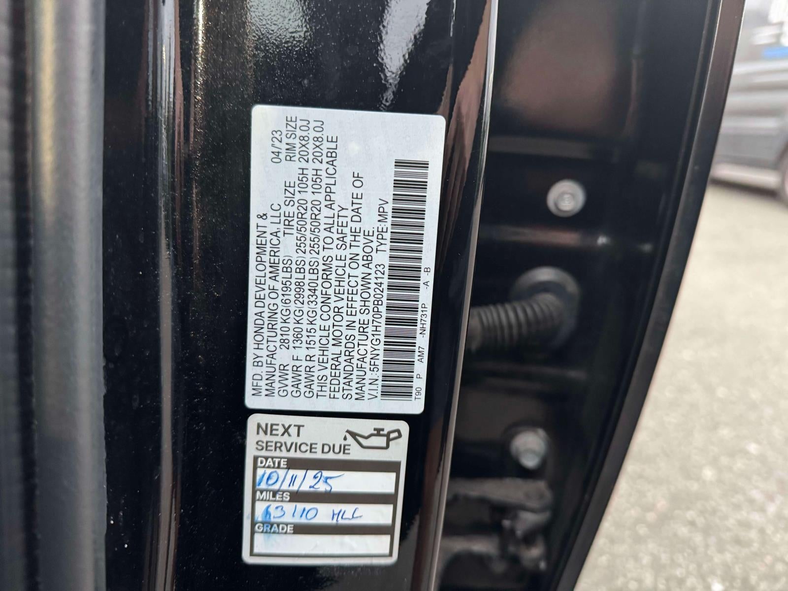 2023 Honda Pilot AWD Touring