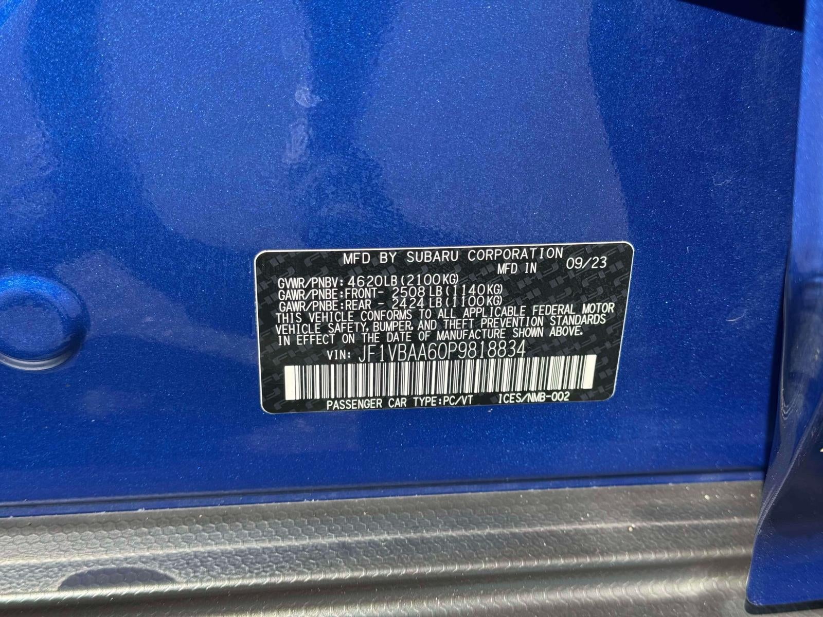 2023 Subaru WRX Base