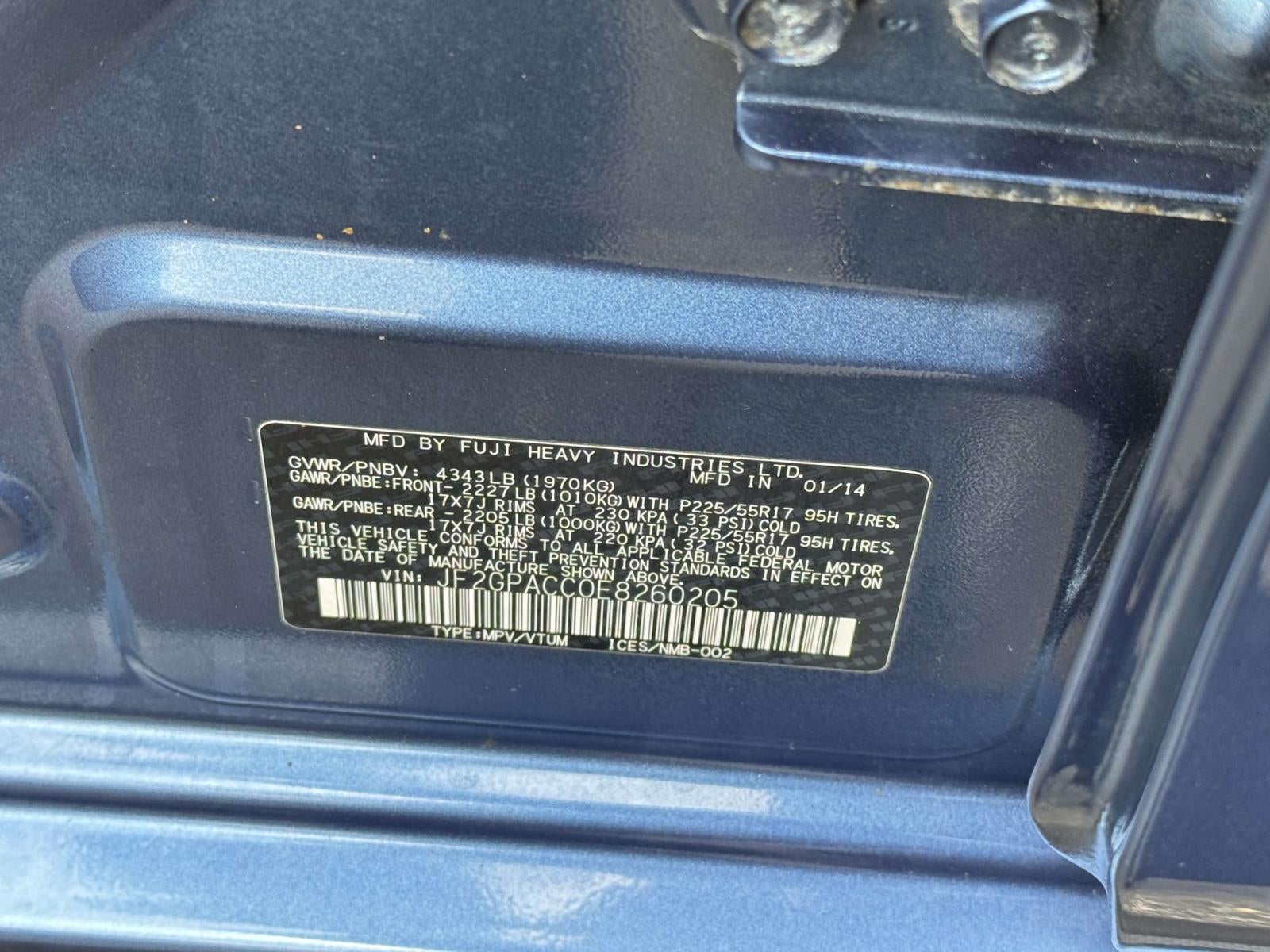 2014 Subaru XV Crosstrek 2.0i Premium
