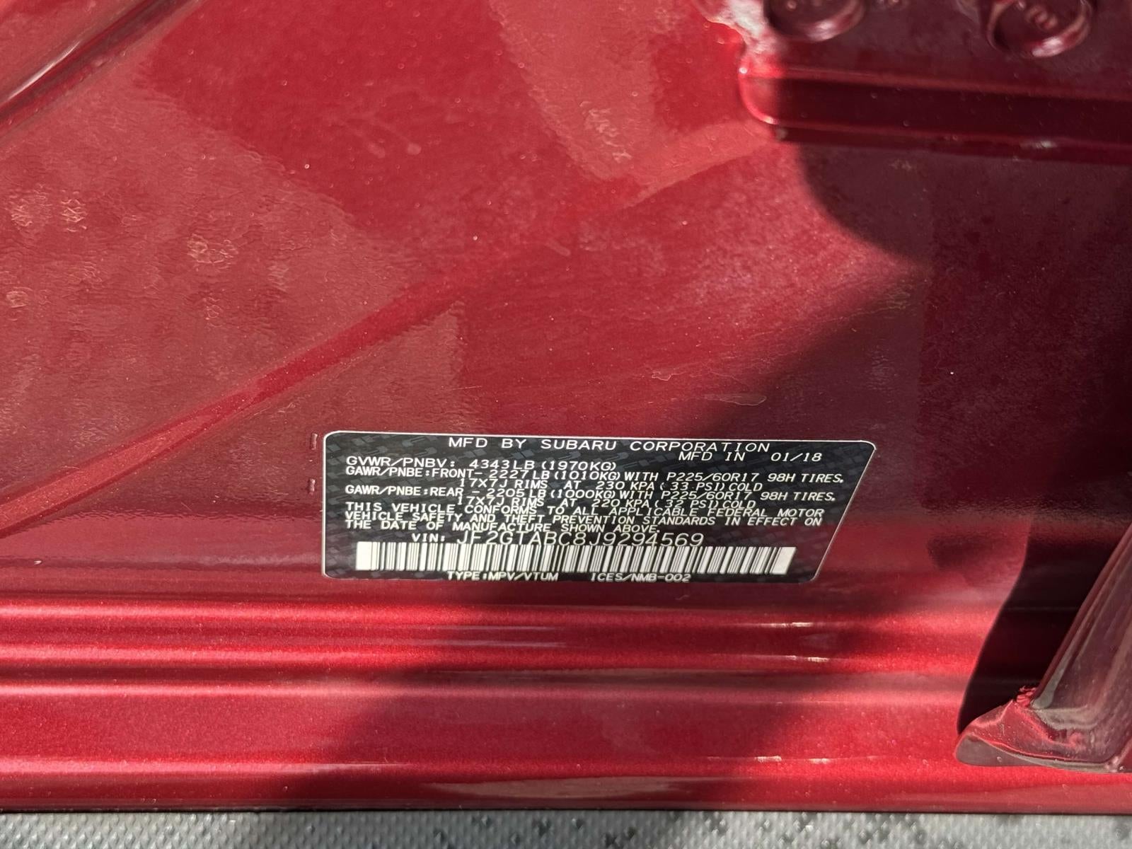 2018 Subaru Crosstrek 2.0i Premium