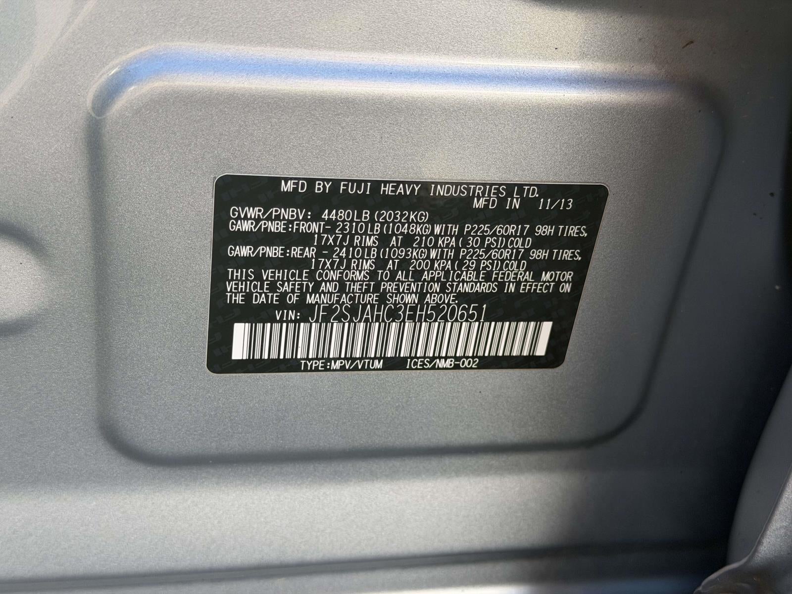 2014 Subaru Forester 2.5i Limited