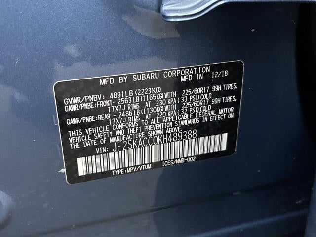 2019 Subaru Forester 2.5i
