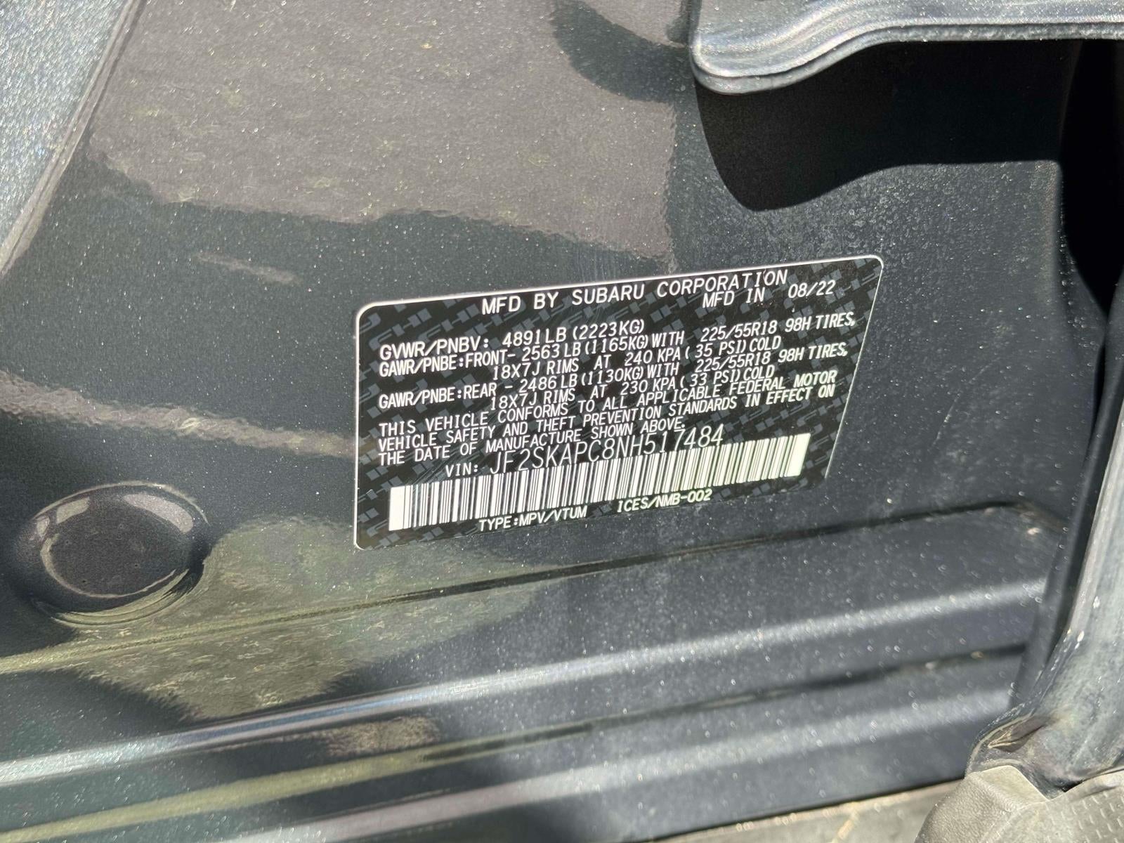 2022 Subaru Forester Limited