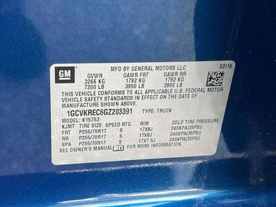 2016 Chevrolet Silverado 1500 LT