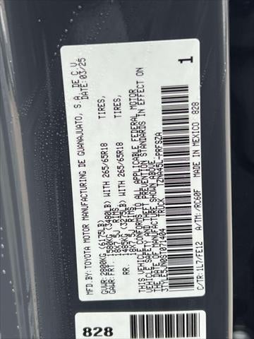 2025 Toyota Tacoma 4WD SR