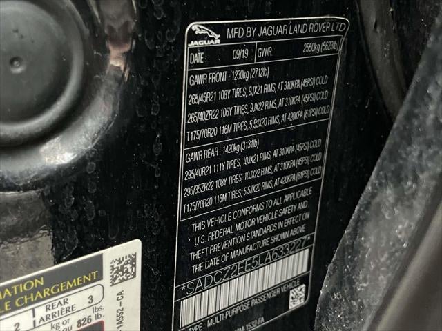 2020 Jaguar F-PACE SVR