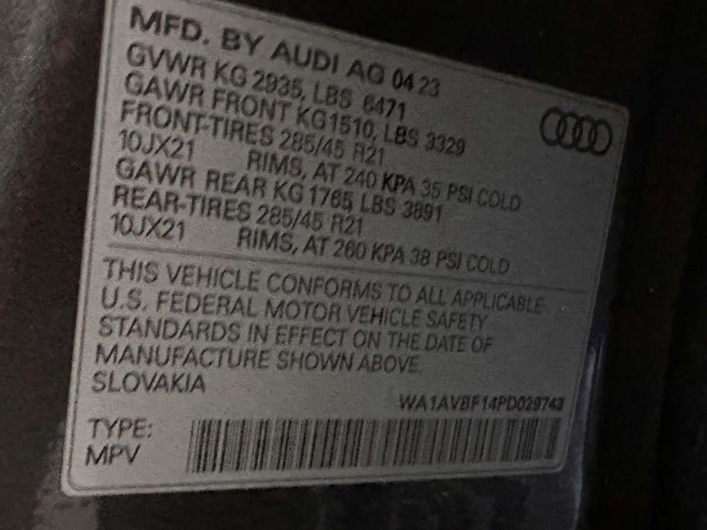 2023 Audi Q8 Premium 55 TFSI quattro Tiptronic