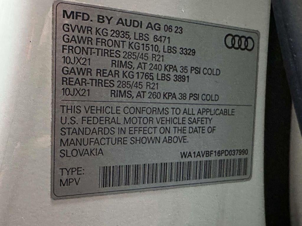 2023 Audi Q8 Premium 55 TFSI quattro Tiptronic