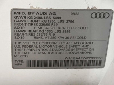 2023 Audi Q5 Premium 45 TFSI S line quattro