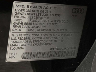 2019 Audi Q7 45 Premium