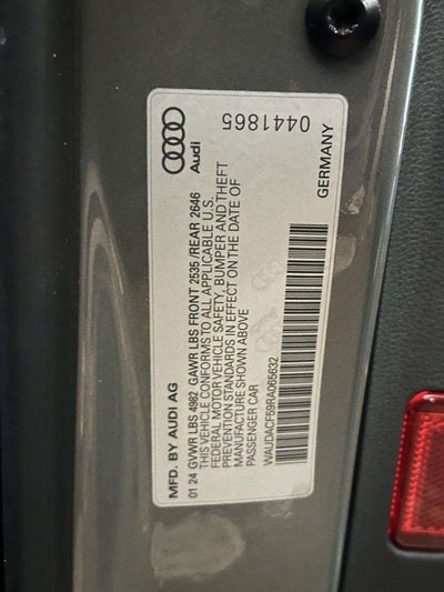 2024 Audi A5 Sportback Premium 45 TFSI S line quattro S tronic