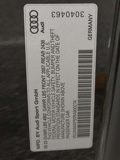 2024 Audi RS 5 Coupe TFSI quattro Tiptronic