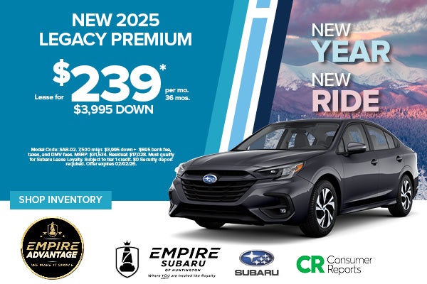 New 2025 Subaru Legacy Premium