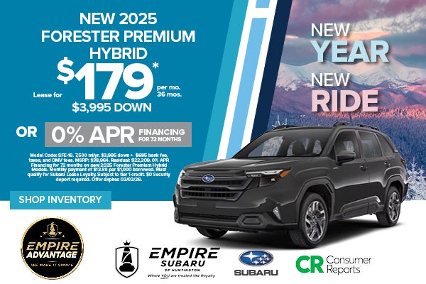 New 2025 Subaru Forester Premium Hybrid