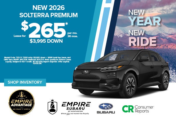 New 2026 Subaru Solterra Premium