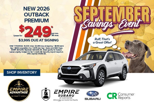 New 2026 Subaru Outback Premium